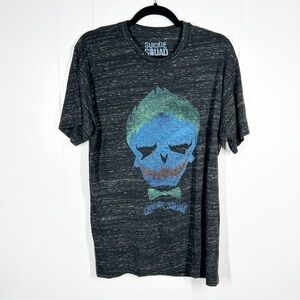 Suicide Squad Graphic Blak Short Sleeve Burnout Tee Large (42/44)